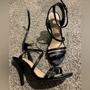 Strappy Black Heels